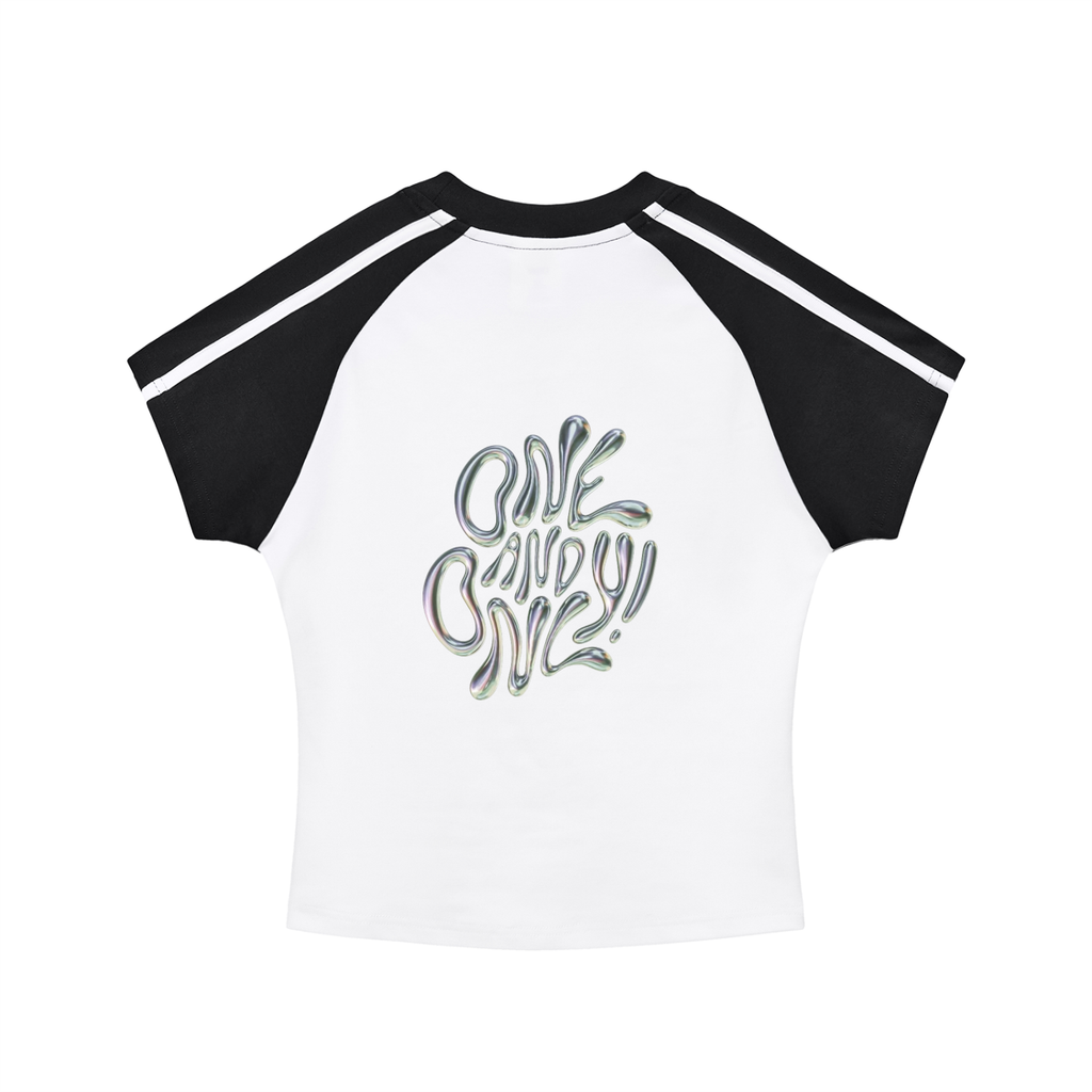 Contrast Stripes Sleeve - T-Shirt